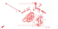 FLASQUE   MACHOIRES DE FREIN ARRIERE pour Honda XR 80 de 1993