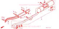 SILENCIEUX D'ECHAPPEMENT pour Honda XR 80 de 1993