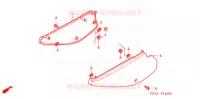 COUVERCLES LATERAUX pour Honda XR 80 de 1995