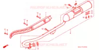 SILENCIEUX D'ECHAPPEMENT (1) pour Honda XR 80 de 1995