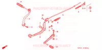 PEDALE pour Honda XR 80 de 1996