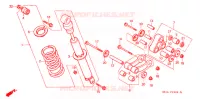 AMORTISSEUR ARRIERE pour Honda XR 80 de 1997