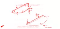 COUVERCLES LATERAUX pour Honda XR 80 de 1997