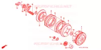 EMBRAYAGE pour Honda XR 80 de 1997