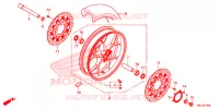 ROUE AVANT pour Honda CB 1000 R ABS de 2018