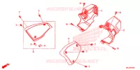 COUVERCLE LATERAL pour Honda CB 1000 R ABS de 2019