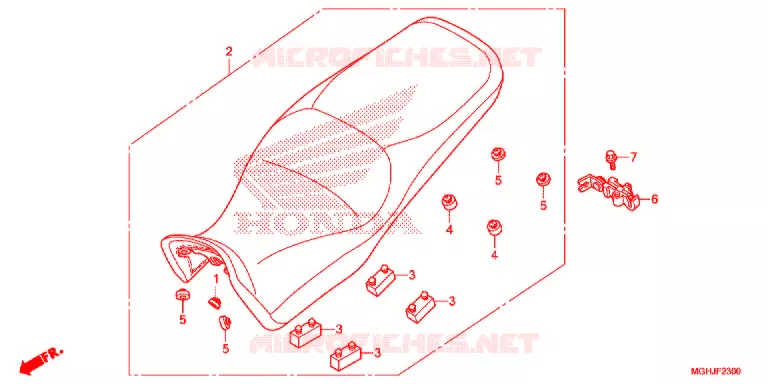 SELLE Honda MOTO 1200 CROSSTOURER 2018  VFR1200XAJ