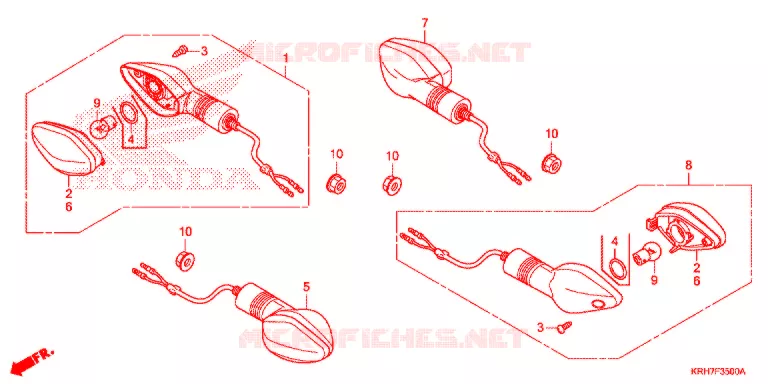 CLIGNOTANT Honda MOTO 150 XR 2021  XR150LEKJ