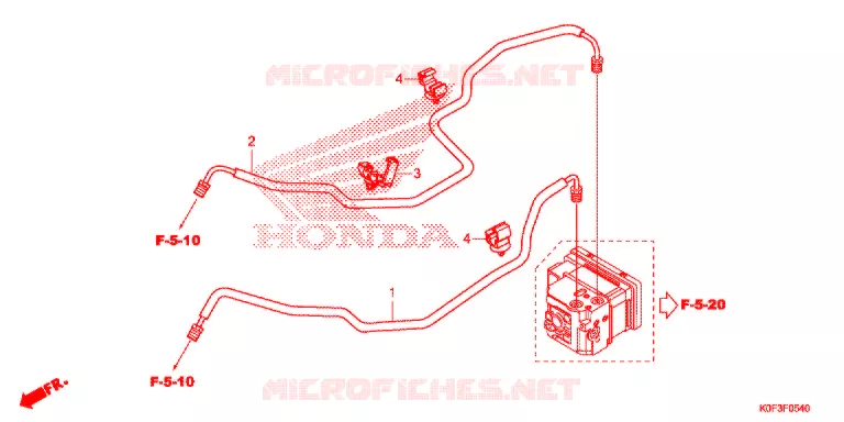 DURITE DE FREIN ARRIERE Honda MOTO 125 MONKEY 2019  Z125MAK