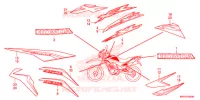 AUTOCOLLANTS pour Honda XR 150 1LA de 2016