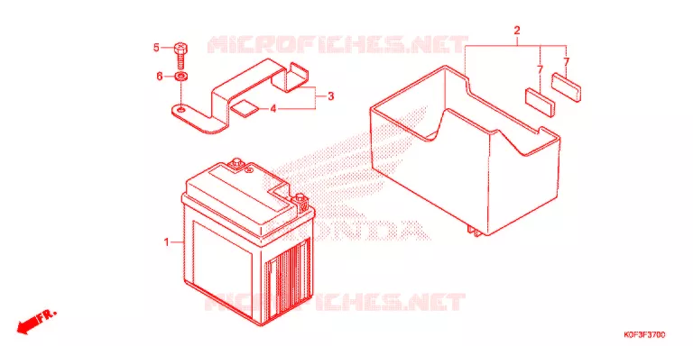 BATTERIE Honda MOTO 125 MONKEY 2020  Z125MK