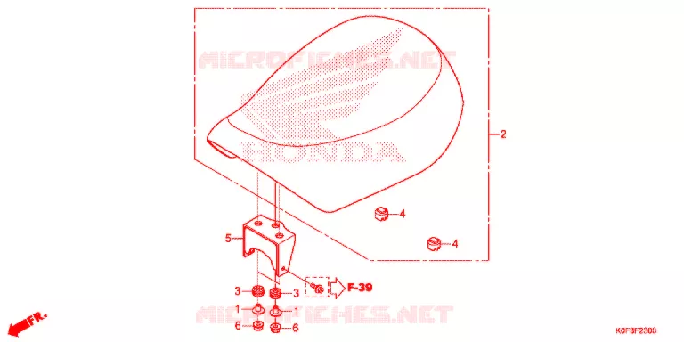SELLE Honda MOTO 125 MONKEY 2019  Z125MK
