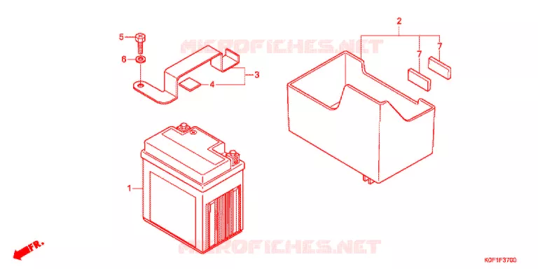 BATTERIE Honda MOTO 125 MONKEY 2021  Z125MK