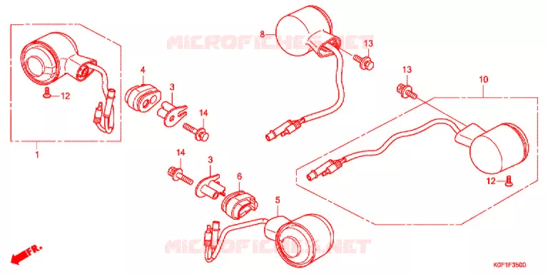 CLIGNOTANT Honda MOTO 125 MONKEY 2018  Z125MK