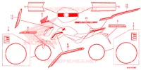 AUTOCOLLANTS pour Honda CB 500 F ABS de 2018