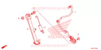 BEQUILLE LATERALE pour Honda CB 500 F ABS de 2018