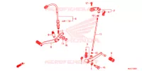 PEDALE pour Honda CB 650 F ABS WHITE de 2018