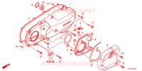 COUVERCLE GAUCHE pour Honda LEAD 125 de 2018