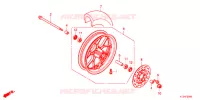 ROUE AVANT pour Honda LEAD 125 de 2018