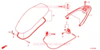 SELLE pour Honda LEAD 125 de 2018