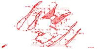 MARCHE PIEDS pour Honda LEAD 125 de 2018