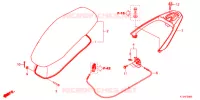 SELLE pour Honda LEAD 125 de 2018