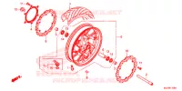 ROUE AVANT pour Honda CBR 650 F de 2018
