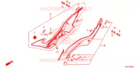 COUVERCLES LATERAUX pour Honda CBR 650 F RED de 2018