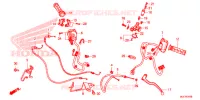 LEVIER DE GUIDON   CABLE   COMMODO pour Honda CBR 650 F RED de 2018