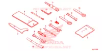 OUTIL pour Honda CBR 650 F RED de 2018