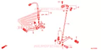 PEDALE pour Honda CBR 650 F RED de 2018