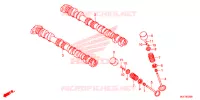 ARBRE A CAMES   SOUPAPE pour Honda CBR 650 F RED de 2018