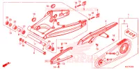 BRAS OSCILLANT pour Honda CBR 650 F RED de 2018