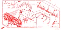 CORPS DE PAPILLON pour Honda CBR 650 F RED de 2018