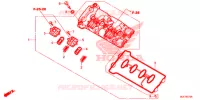 COUVRE CULASSE pour Honda CBR 650 F RED de 2018