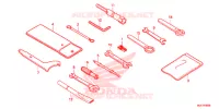 OUTIL pour Honda CBR 650 F RED de 2018