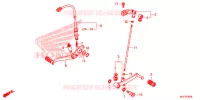 PEDALE pour Honda CBR 650 F RED de 2018