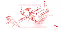 SILENCIEUX D'ECHAPPEMENT pour Honda CBR 650 F RED de 2018
