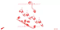 FAISCEAU SECONDAIRE pour Honda CBR 1000 RR ABS RED de 2018