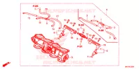 CORPS DE PAPILLON pour Honda CBR 1000 VICTORY RED de 2017