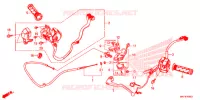 LEVIER DE GUIDON   CABLE   COMMODO pour Honda CBR 1000 VICTORY RED de 2017