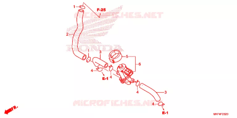 VALVE DE COMMANDE D'INJECTION D'AIR Honda MOTO 1000 CBR 2017  CBR1000S2H