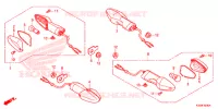 CLIGNOTANT pour Honda CBR 300 R de 2017