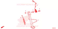BEQUILLE pour Honda CBR 300 R de 2017
