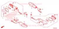 CLIGNOTANT pour Honda CBR 300 R de 2017