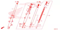 FOURCHE pour Honda CBR 300 R de 2017