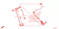 BEQUILLE LATERALE pour Honda CB 500 F ABS de 2017
