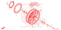ROUE AVANT pour Honda CB 500 F ABS de 2017