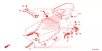 SELLE pour Honda CB 500 F ABS de 2017
