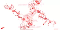 CLIGNOTANT pour Honda CB 500 X de 2017